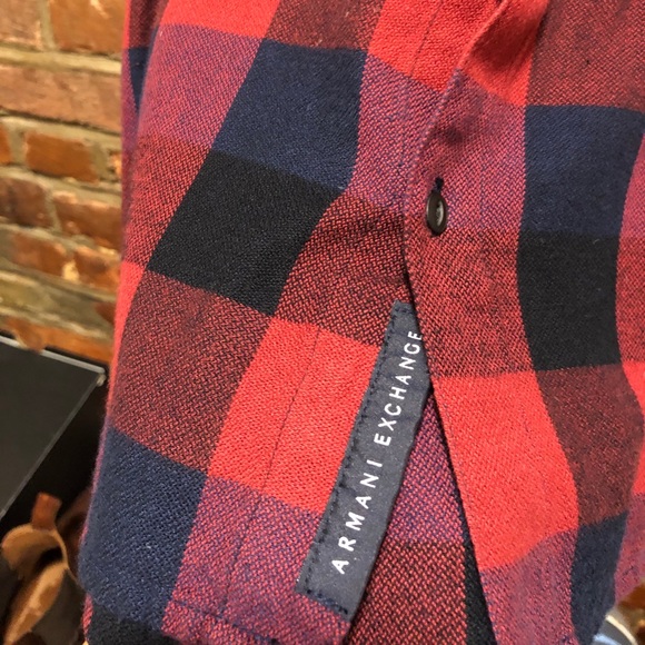 Armani Exchange button shirt. Size medium - Picture 5 of 7